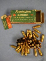 30 Mauser(7.63x25mm) Remington factory ammo. 188 rounds + 9 empties. All in factory boxes. Free shipping - 4 of 10