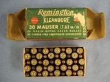 30 Mauser(7.63x25mm) Remington factory ammo. 188 rounds + 9 empties. All in factory boxes. Free shipping - 9 of 10