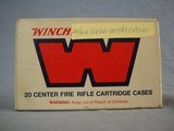 .22-250 Remington caliber, new, unfired Winchester brass. 2/boxes of 20 ea = 40 pieces. Free shipping. - 7 of 10