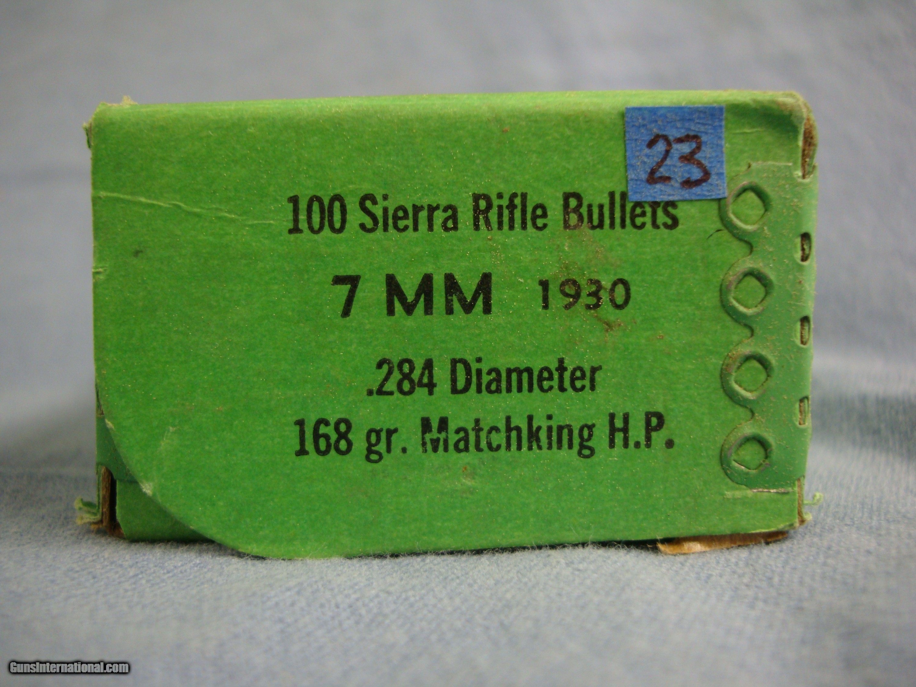 Sierra No.1930, 7mm, .284