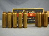 300 Savage brass, 29 pieces. In collectible Peters and Western grizzly bear boxes. Free USPS Priority Mail shipping. - 3 of 15