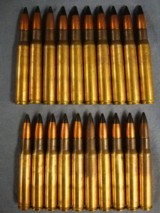.30-06 black tip US military cartridges. 20 rounds head stamped LC 53(Lake City Ordinance Plant 1953) Free UPS shipping. - 1 of 6
