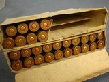 .30-06 black tip US military cartridges. 46 rounds:18-U 43(Utah Ordinance Plant), 28 LC 53(Lake City Ordinance Plant). Free UPS shipping. - 4 of 12