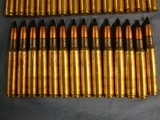 .30-06 black tip US military cartridges. 46 rounds:18-U 43(Utah Ordinance Plant), 28 LC 53(Lake City Ordinance Plant). Free UPS shipping. - 2 of 12