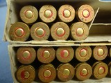 .30-06 black tip US military cartridges. 46 rounds:18-U 43(Utah Ordinance Plant), 28 LC 53(Lake City Ordinance Plant). Free UPS shipping. - 5 of 12