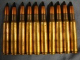 .30-06 black tip US military cartridges. 40 rounds all head stamped LC 53(Lake City Ordinance Plant 1953). Free UPS shipping. - 2 of 8