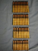 .30-06 black tip US military cartridges. 40 rounds all head stamped LC 53(Lake City Ordinance Plant 1953). Free UPS shipping. - 1 of 8