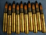 .30-06 black tip US military cartridges. 40 rounds, all head stamped LC 53(Lake City Ordinance Plant 1953). Free UPS shipping. - 3 of 8