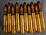 .30-06 black tip US military cartridges. 40 rounds, all head stamped LC 53(Lake City Ordinance Plant 1953). Free UPS shipping. - 4 of 8