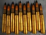 .30-06 black tip US military cartridges. 40 rounds, all head stamped LC 53(Lake City Ordinance Plant 1953). Free UPS shipping. - 5 of 8