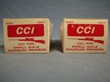 CCI 450 Small Rifle Magnum Primers. 2 boxes of 1,000 each = 2,000 primers. All lot #L16JJD. NOS in factory boxes. Free shipping via UPS. - 6 of 7