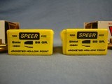 380 ACP, 100 new Winchester cases + 200 Speer 88 gr JHP bullets. NOS in original boxes. Free shipping by USPS Priority Mail. - 4 of 7