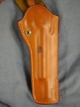 Safariland #43 leather holster, fits Ruger .22 Single Six, 6-1/2