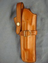 Safariland #43 leather holster, fits Ruger .22 Single Six, 6-1/2