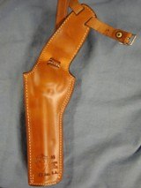 Safariland #43 leather holster, fits Ruger .22 Single Six, 6-1/2