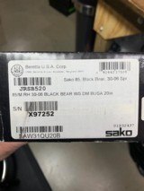 Sako Black Bear 85 M 30-06
As New - 13 of 14