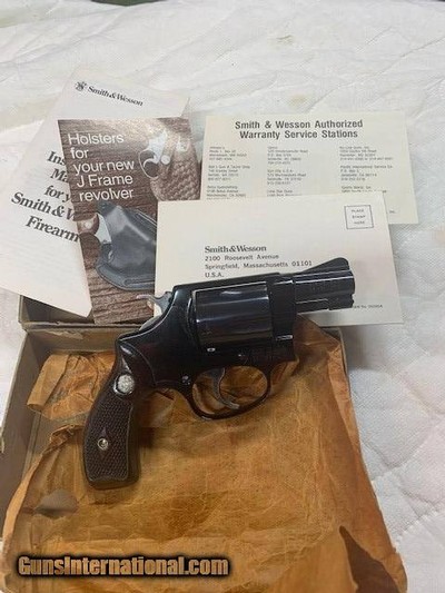 Smith & Wesson S&W Model 37 Airweight Mint Unfired 38Spl.