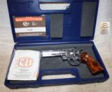 Colt Python Elite with a 4” inch barrel and stainless steel finish.- 1 of 11