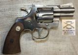 Colt Python, .357 Magnum, 2-½” bbl, factory nickel mfg 1965. - 2 of 13