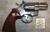 .357 Colt Python, 2.5” bbl, factory E Nickel (Coltguard), mfg. 1981 - 1 of 12