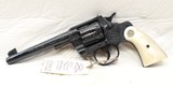 Colt Officers Model Target .38 "B" Engraved Pearl Grips - 1 of 17