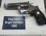Colt King Cobra from 1989 Bright Stainless 4 inch - 14 of 17