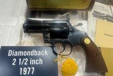 Colt Diamondback 38 cal. 2 1/2 inch from 1977 - 2 of 14