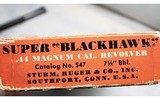 Ruger ~ Super Blackhawk ~ .44 Magnum - 4 of 5