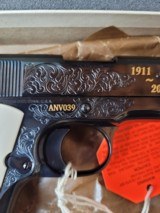 Colt 1911 ANVZ 100th Anniversary Edition Rare C Engraving Ivory Grips - 4 of 10