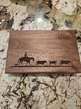 Colt Government 1911 Cattle Brand Hand Engraved 1 0f 50 Tyler Gun Works Rare Limited Edition Horn Grips Custom Walnut Case Chrome Finish - 7 of 9