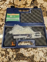 Colt Government 1911 Cattle Brand Hand Engraved 1 0f 50 Tyler Gun Works Rare Limited Edition Horn Grips Custom Walnut Case Chrome Finish - 8 of 9