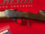 Winchester 1885 Low Wall Rifle 17 HMR24” Color Case Hardened - In Box - 10 of 17