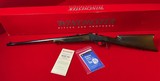 Winchester 1885 Low Wall Rifle 17 HMR24” Color Case Hardened - In Box - 8 of 17