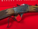 Winchester 1885 Low Wall Rifle 17 HMR24” Color Case Hardened - In Box - 1 of 17