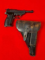 Spreewerke P38 Pistol 9mm Luger with German Leather Holster - 6 of 9