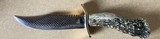 AMISH MADECUSTOM BOWIE KNIFE WITH LEATHER SHEATH - 8 of 9