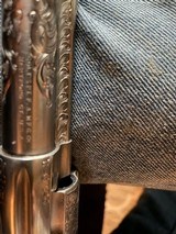 Colt SAA 1st Gen 44-40 Engraved Carved Ivory Antique Etched Panel - 11 of 11