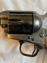 Colt SAA Third Generation Factory Engraved 44-40 5 1/2 Free Shipping - 3 of 12