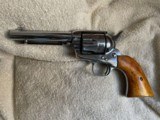 Antique Colt SAA 44-40 1880
Nickel w/One Piece Wooden Grips - 3 of 13