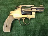 Smith & Wesson .32 Hand Ejector 2" (rare) Nickel - 1 of 9