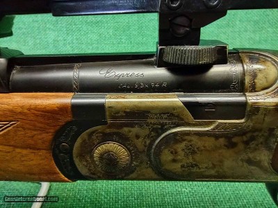 Beretta Express Double Rifle 9.3x74R w/ claw mounted Zeiss Diatal Z 4x32 T*