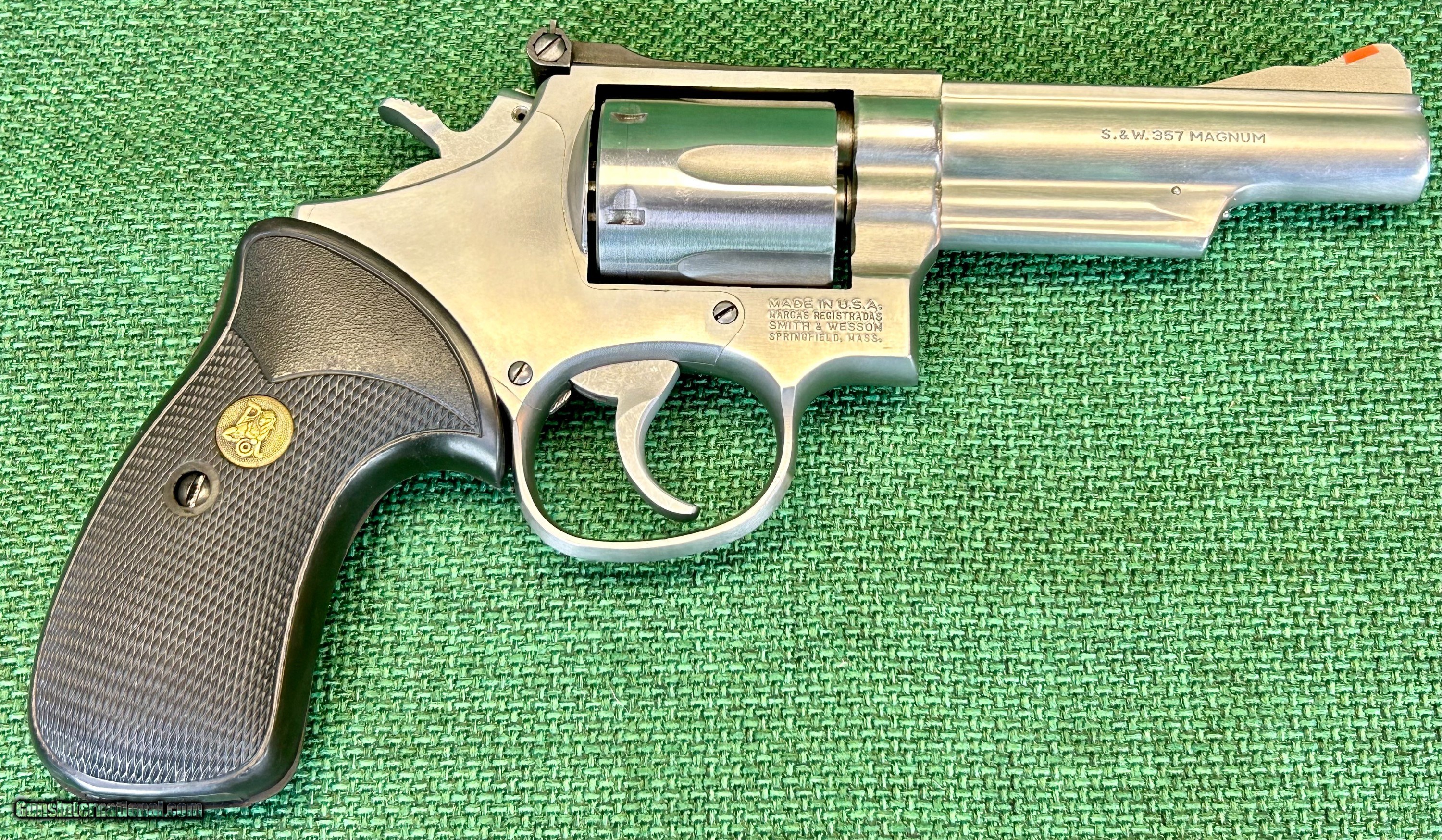 Smith And Wesson Model 66 2 Revolver 357 Magnum Stainless 4 18 Barrel 5233