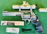 Smith & Wesson 629-3 Classic with Scope
44 Magnum
Stainless 5 5/8" Barrel - 2 of 12