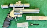 Smith & Wesson 629-3 Classic with Scope
44 Magnum
Stainless 5 5/8" Barrel - 1 of 12