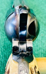 Clot Single Action Army 2nd Series .357 Mag Genuine Stag Grips - 8 of 13