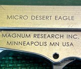 Magnum Research Micro Desert Eagle .380 Auto
Includes 1 Magazine - 4 of 7