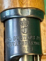 Swedish Mauser CSG 1899 M96 6.5 X 55mm Matching #s - 1 of 15