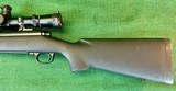 Winchester Model 70 SA w/ Heavy Varmint Barrel & Leupold Scope.22-250 Remington - 7 of 15