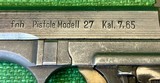 CZ Model 27
Matching Numbers
Waffenamt Stamps
7.65 - 3 of 13