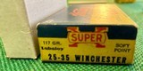 4 Vintage Western / Winchester Boxes + Ammo
.30-40 KRAG, .303 Savage, (2) .25-35 Winchester - 9 of 9